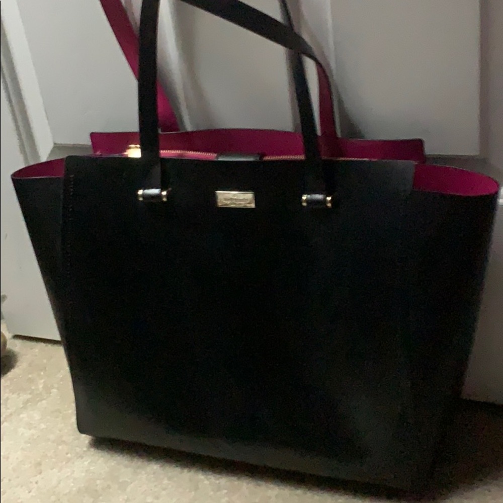 kate spade black and pink bag